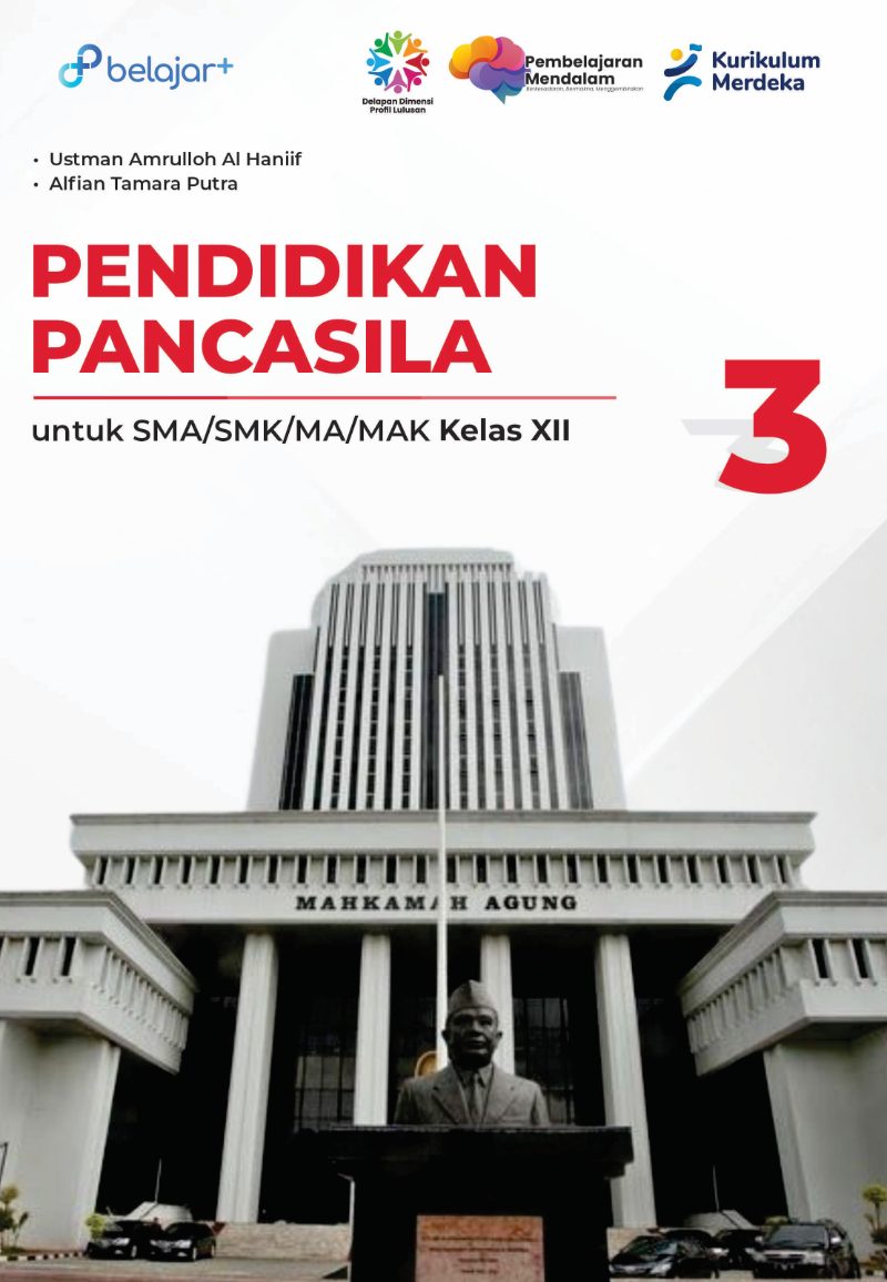 Sampul buku Pendidikan Pancasila 12